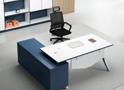 Stůl s policí Dekorace pro domácí kancelář Nábytek pracovní stůl